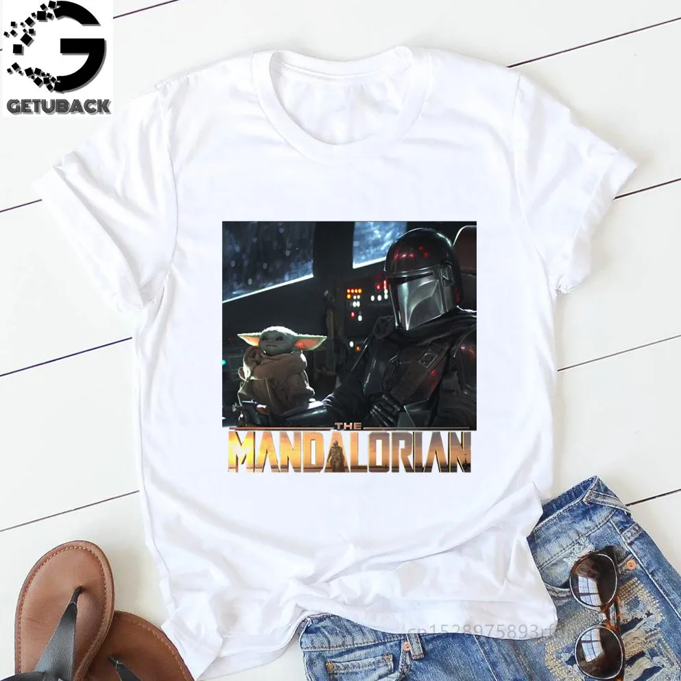 Футболка с принтом йода в кармане для маленьких девочек модная футболка мандалор