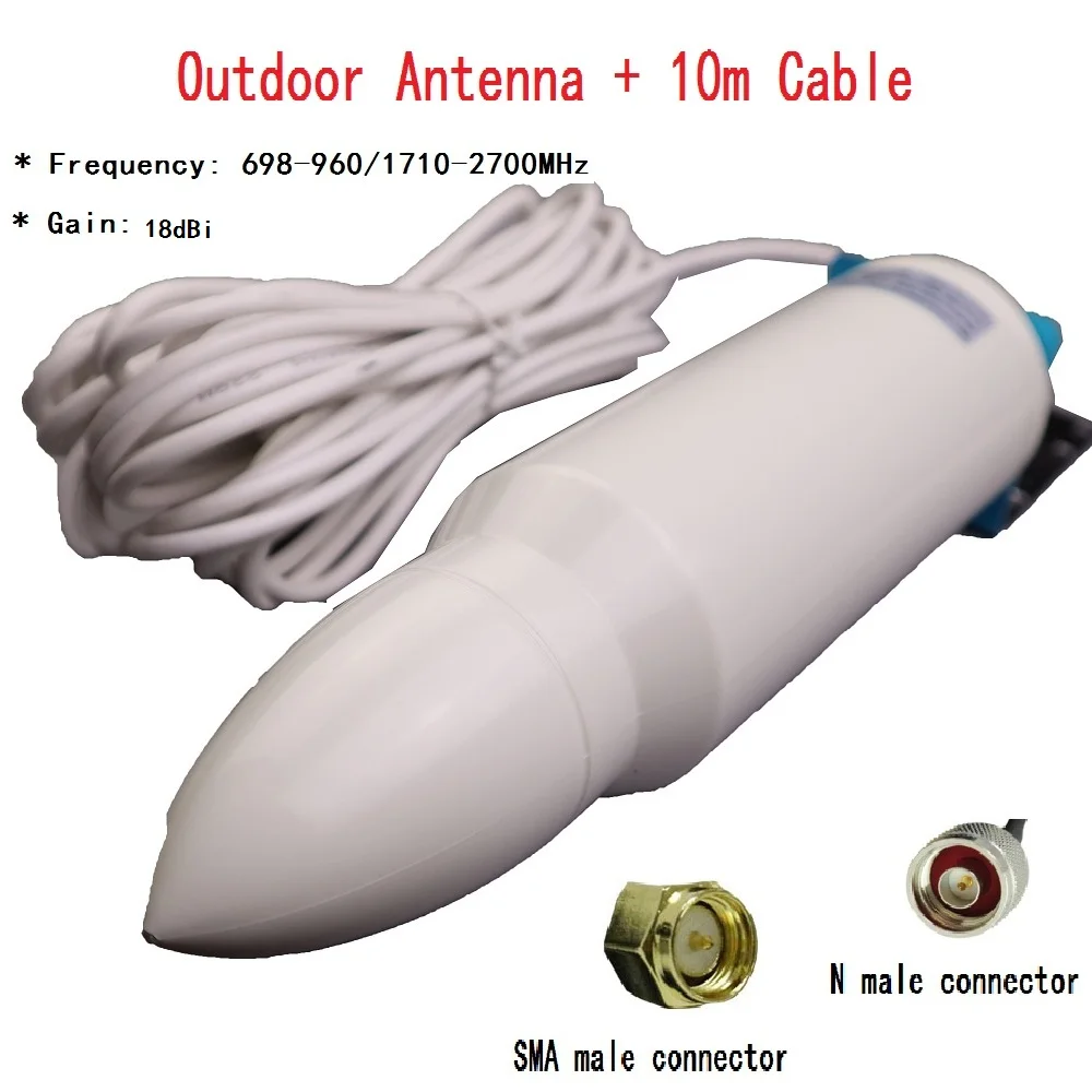 

Уличная антенна Omni, разъем SMA и N для Wi-Fi маршрутизатора gsm 2g 3g 4g, Усилитель мобильного сигнала UMTS LTE 1900 2600, усилитель сигнала