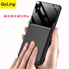 QuLing 10000 мАч чехол для зарядного устройства для Xiaomi Mi 8 9 9 Pro Чехол для внешнего аккумулятора Mi9 чехол для резервного аккумулятора для Xiaomi Mi 9