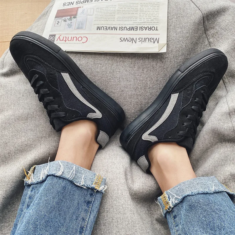 

Hot Style Trend Outdoor Leisure Shoes Comfortable Personality Joker Simple Low Board Shoes Lace-up Non-slip Lightweight