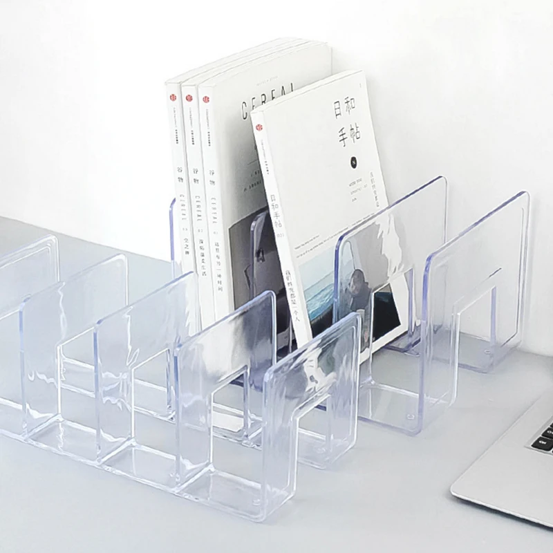 Полка для книг прозрачная из акрила настольный разделитель студентов полка