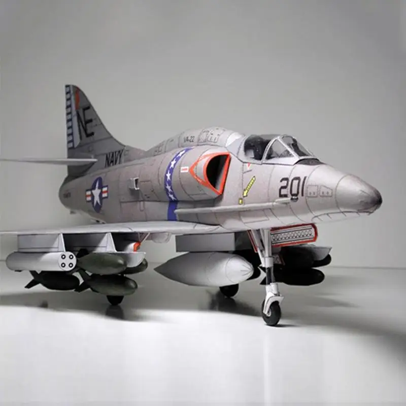 Бумажная модель самолета A-4 год Skyhawk Y4A0 | Конструкторы