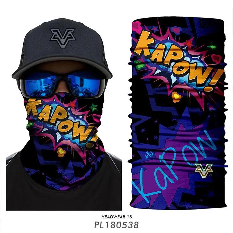 Бесшовная Магическая маска вампира 3D на Хэллоуин Рождественская для лица