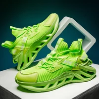 Best Quality Comfortable Sports Shoes For Men's Casual Shoes Men Fashion 2021 Running Shoes Fluorescent Green