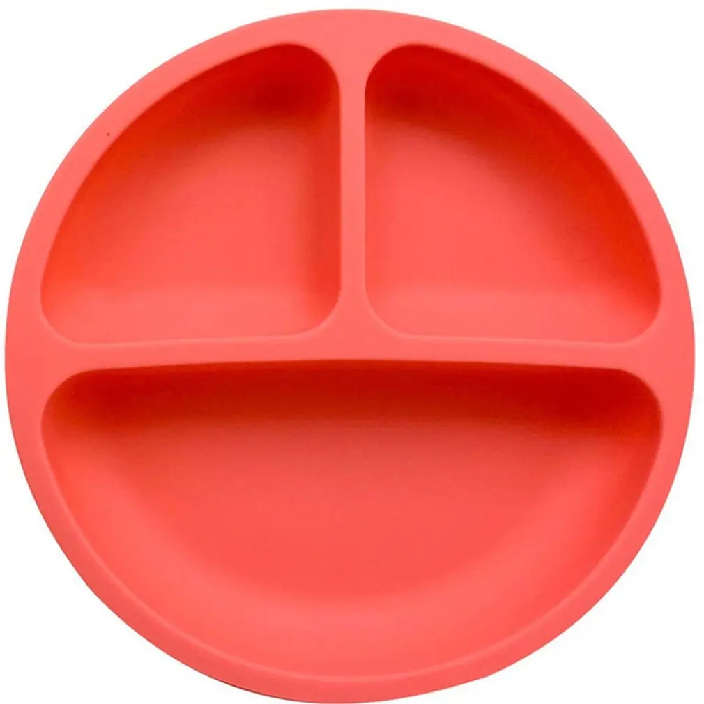 Силиконовая детская обеденная тарелка посуда для хранения еды тарелки фруктов