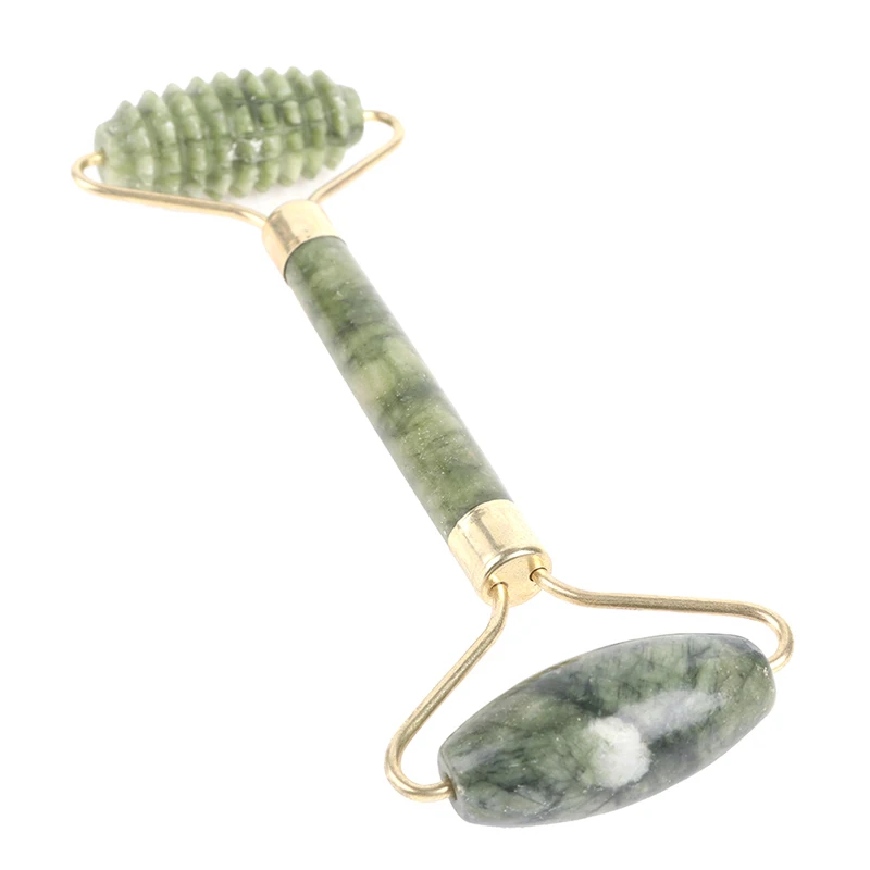 Нефритовый ролик Гуа Ша скребок для подтяжки лица похудения антивозрастной