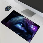 XXL компьютер плеер Управление Скорость большой игровой Мышь коврик милый кот офис блокировки Край Толстая ПК накладка из серии 