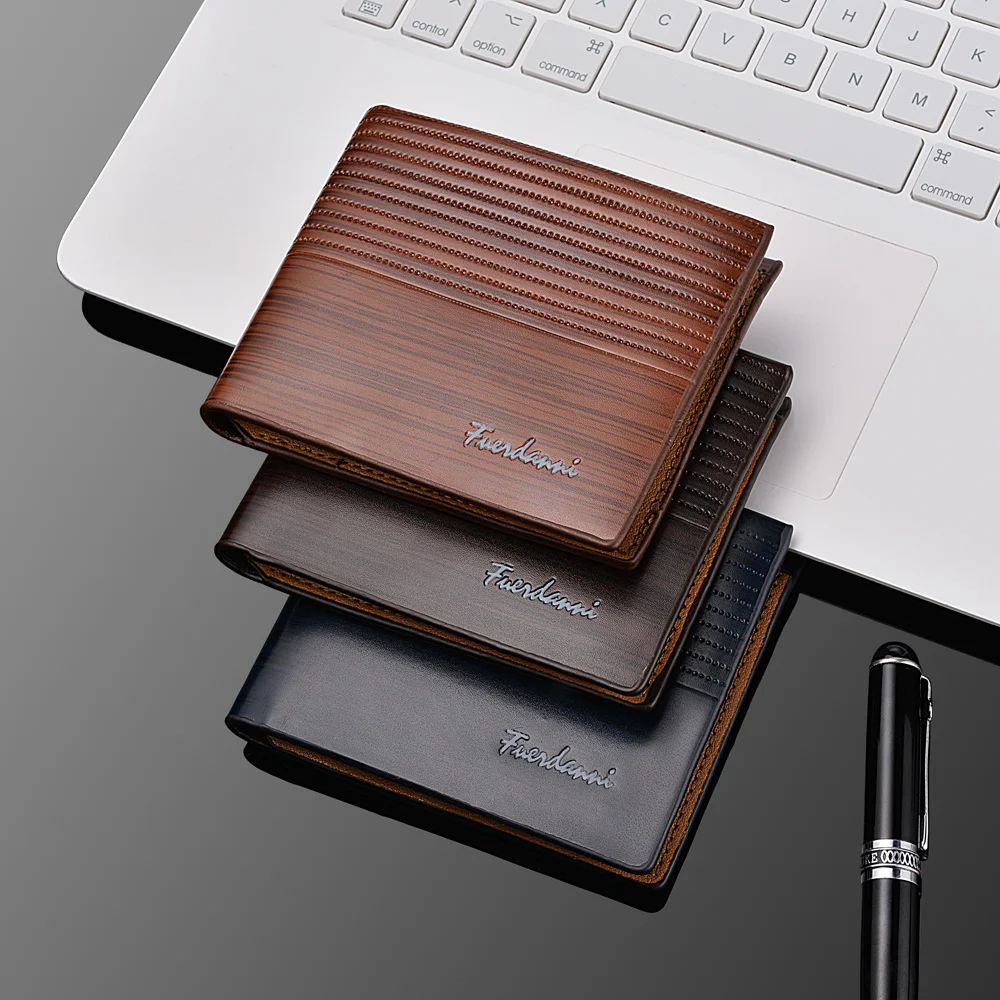 

Vintage Men's Leather Wallet Short Slim Men's Wallet Money Credit Card Holder Men Wallet Money Bag Wallet