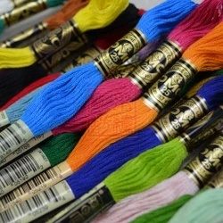 Французские нитки dmc вышивка крестиком закладка для вышивки Рождественская