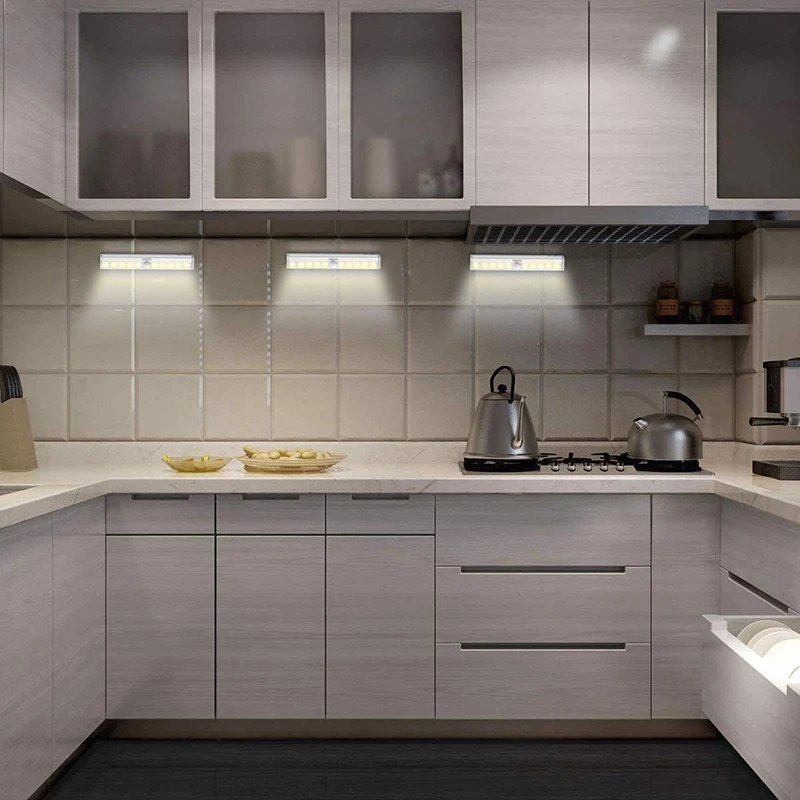 Светодиодный Llight полосы промо акция! Движения зондирования гардероб огни 6 пакет