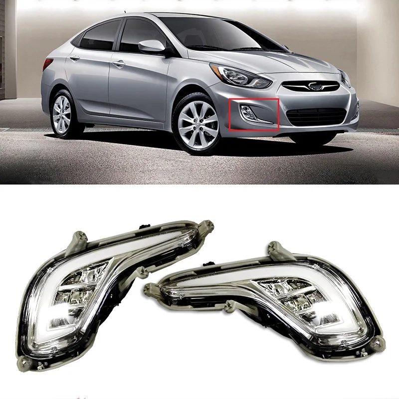 1 пара Светодиодный дневной светильник DRL Противотуманные фары Дневные Фары