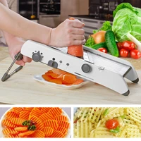 potato tomato shredder manual vegetable cutter shred and slice machine professional grater stainless steel