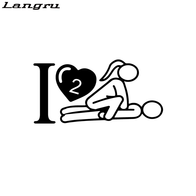 Langru I Love To иметь Секс сексуальная девушка парень сердце автомобиль грузовик окно