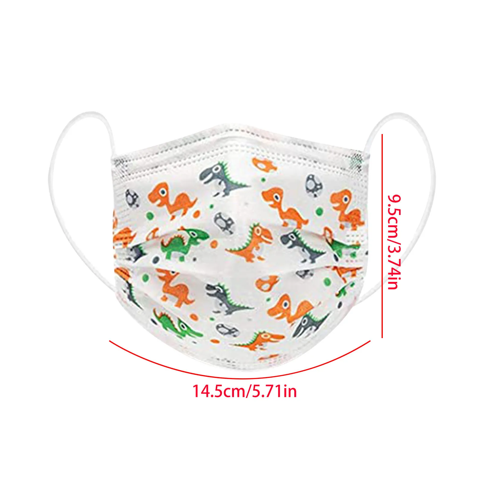 50 шт. детская трехслойная одноразовая маска для косплея|Аксессуары костюмов