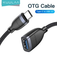 kuulaa usb c to usb otg adapter usb 3 0 2 0 cable usb type c male to female cable adapter for macbook pro samsung type c adapter