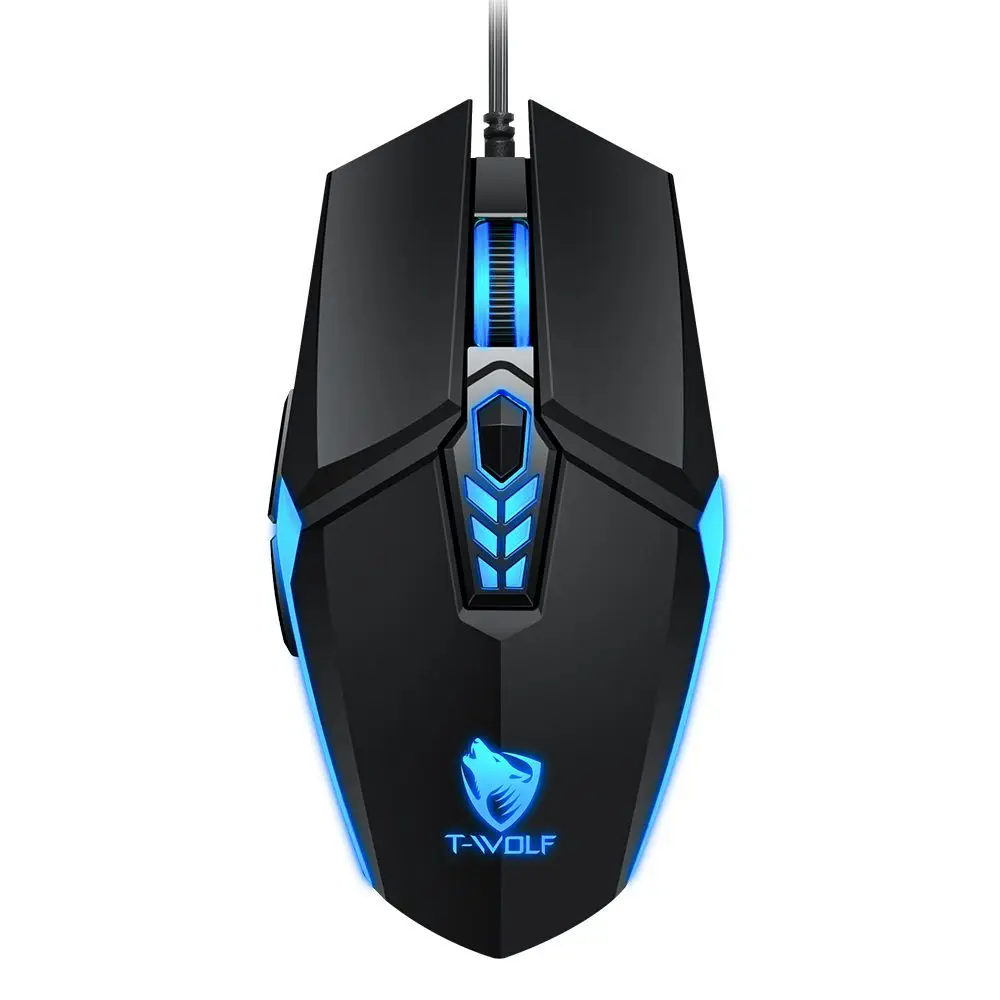 

Ergonomic Wired Gaming Mouse RGB Backlight USB Optical Computer Mouse Gamer Mice Compatible with PC Laptop Computer Desktop