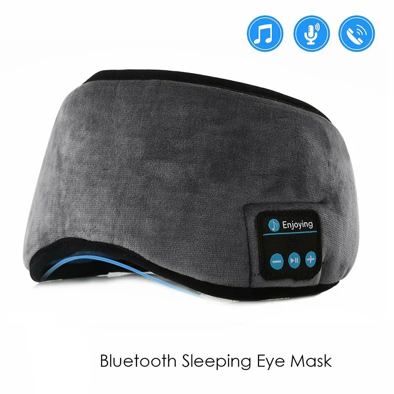 

Беспроводные стерео наушники-маски для глаз с Bluetooth, наушники, музыкальная гарнитура для сна, Health99