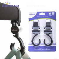 sunveno baby stroller hooks pram rotate 360 diaper bag hanger baby kids activity gear stroller accessories 2pcsset