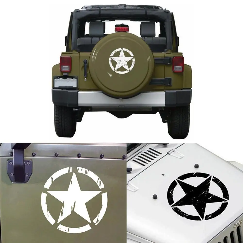 1 шт. пятиконечная звезда Автомобильная наклейка автостайлинг личные