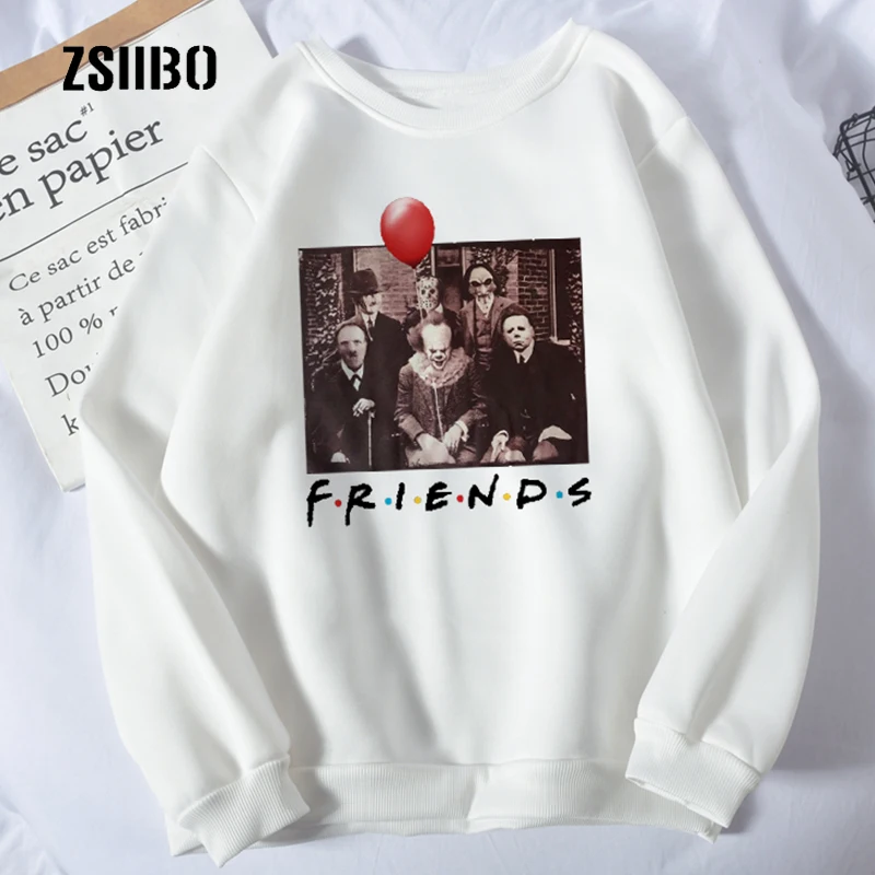 Одежда на Хэллоуин толстовка с принтом персонажей фильма Друзья Женская
