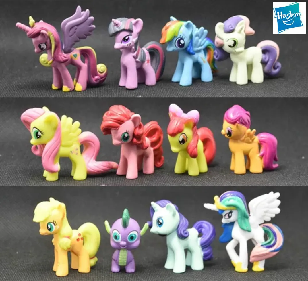 Hasbro My Little Pony полный набор из 12 шт. новый маленький стоячий вариант игрушечной
