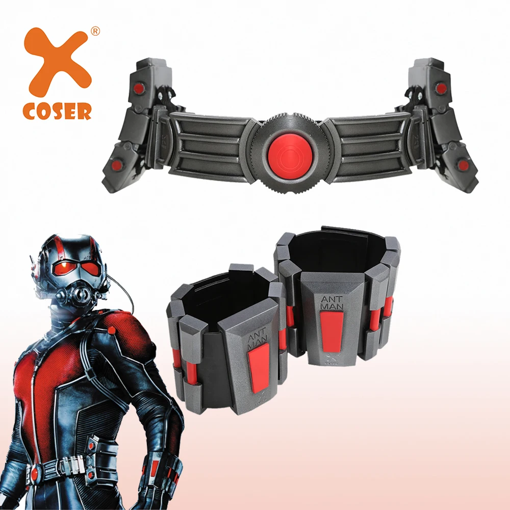 Пояс для косплея XCOSER Ant Man обновленный ремень из смолы и браслет супергероев