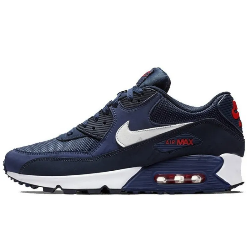 Оригинальные мужские кроссовки для бега от NIKE AIR MAX 90, новые цветные легкие Нескользящие модные Оригинальные кроссовки AJ1285