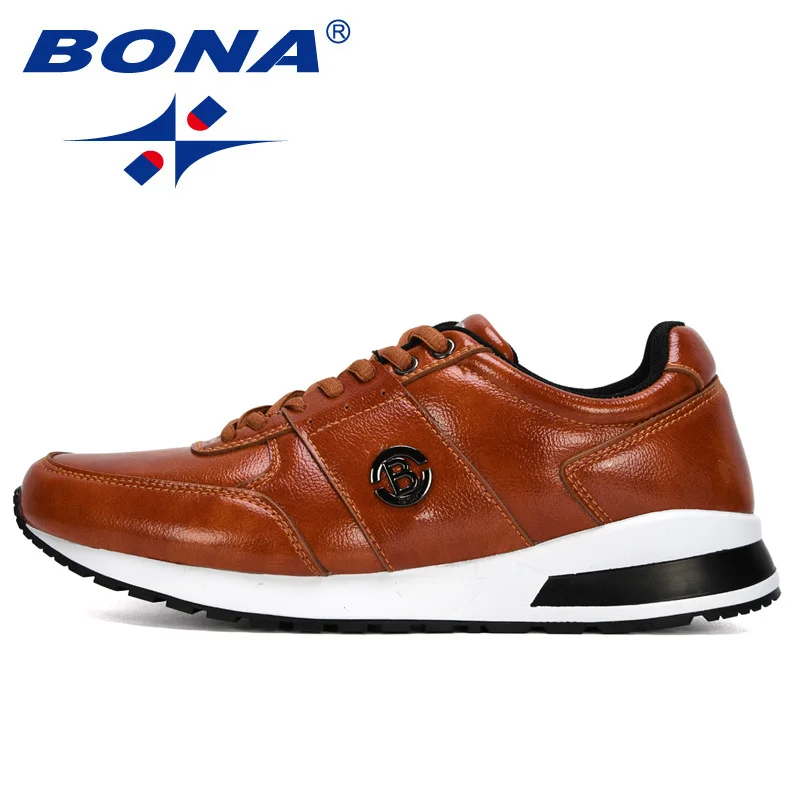Мужская повседневная обувь BONA легкая Уличная 2020 для отдыха мужская лоферы | Обувь