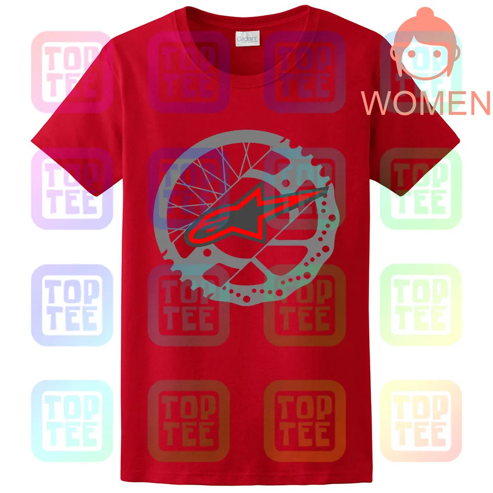 Women-Red Альпийская звезда ротор футболка - Цвет: Women-Red