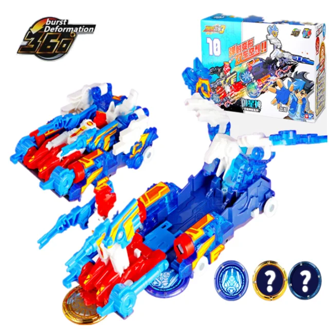 

Wild screechers burst speed deformation car action figures 360 flips capture wafer transformation car for kids toys