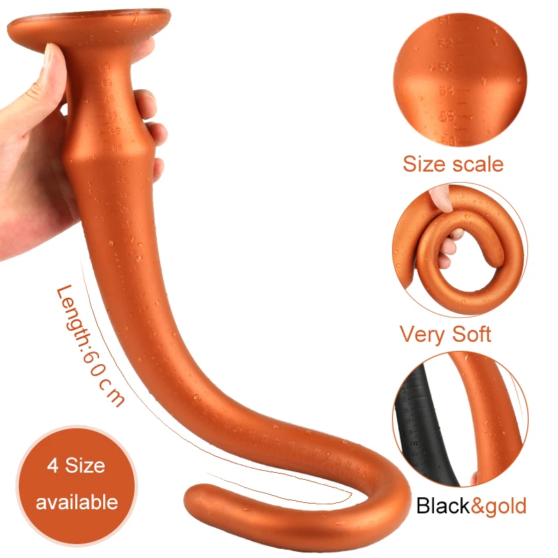 Long Butt Plug Anal Sex Toys for Woman Silicone Big Dildo aids Sexmachine Anus Massage Expander Products adults Ass | Красота и