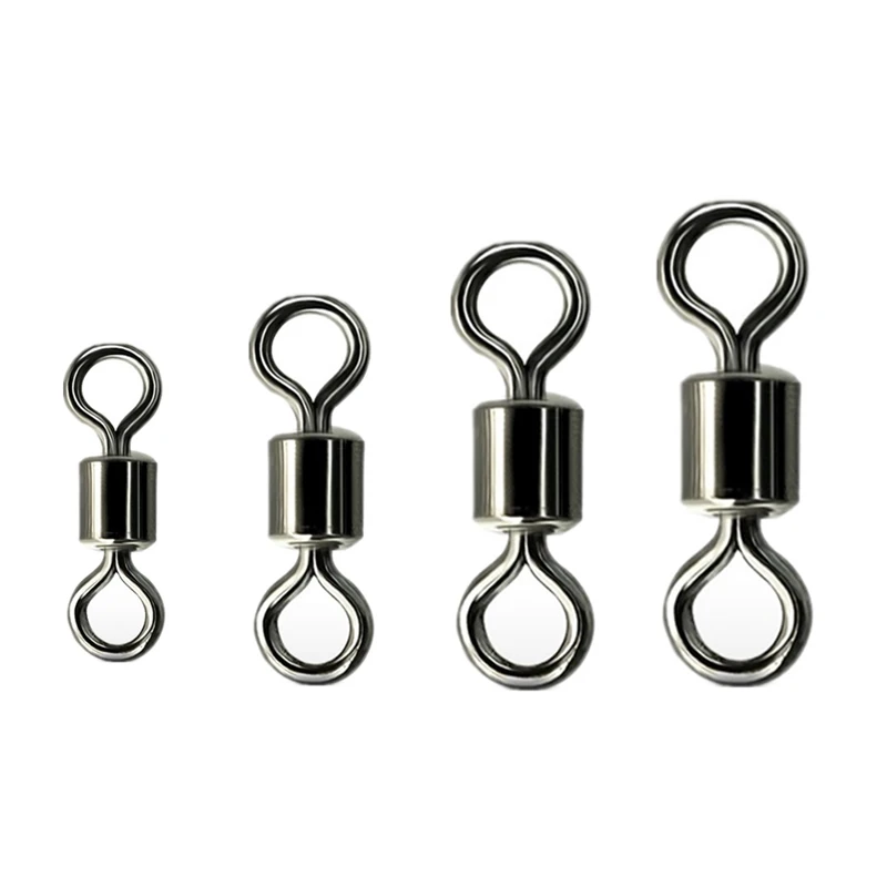 50 шт. рыболовные Вертлюги Из Нержавеющей Стали | Спорт и развлечения