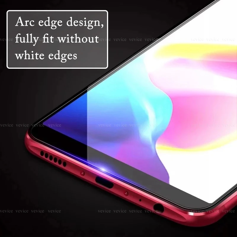 9D 2 в 1 защита для экрана закаленное стекло Samsung Galaxy A50 A70 A40 A60 A80 A30 A90 A10 A20 A30S A50S A20S