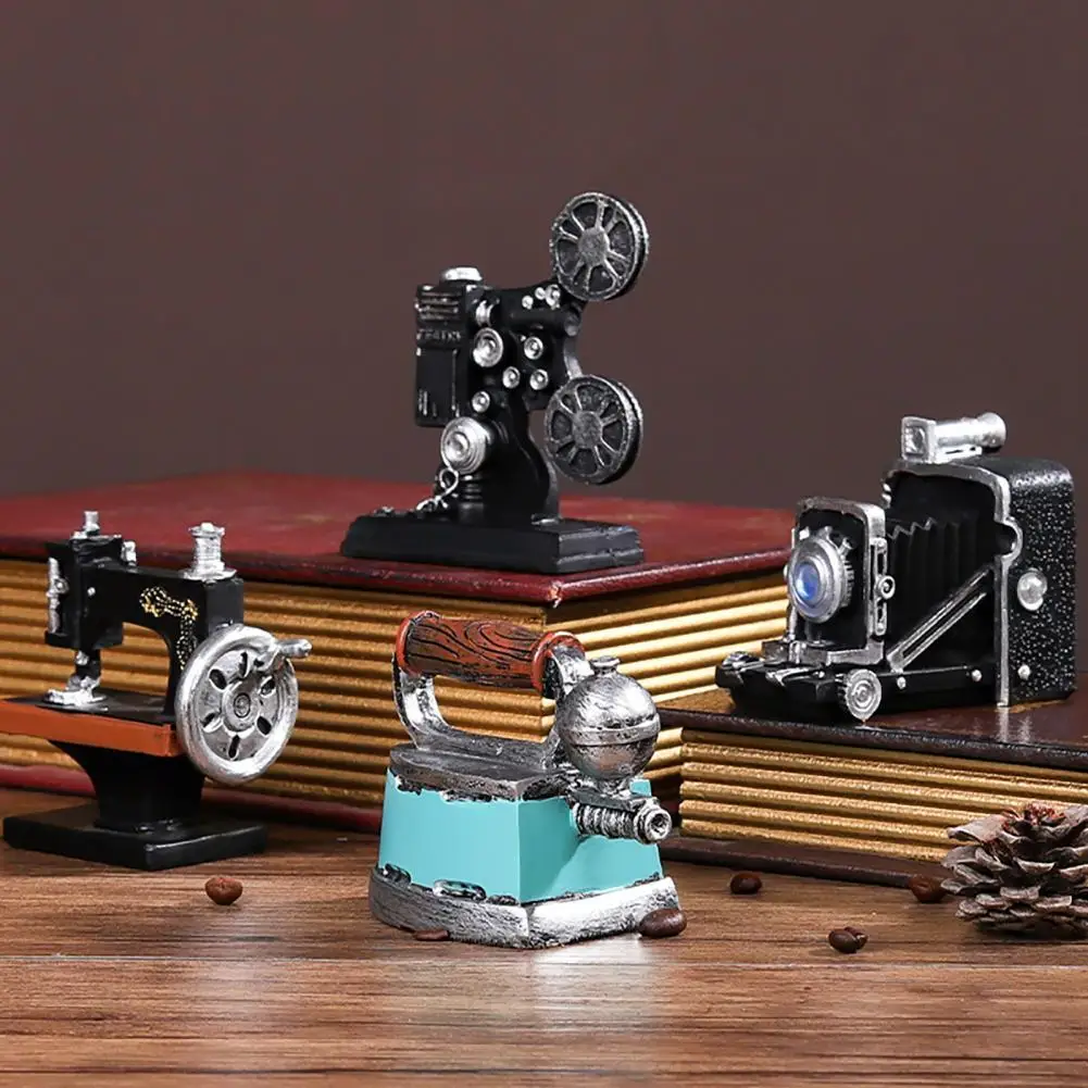 Статуэтки камеры из смолы в стиле ретро мини-украшения стол изготовления