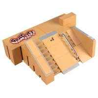 children skateboard ramp track mini alloy finger skating board venue combination toy educational toy set for boy birthday gifts