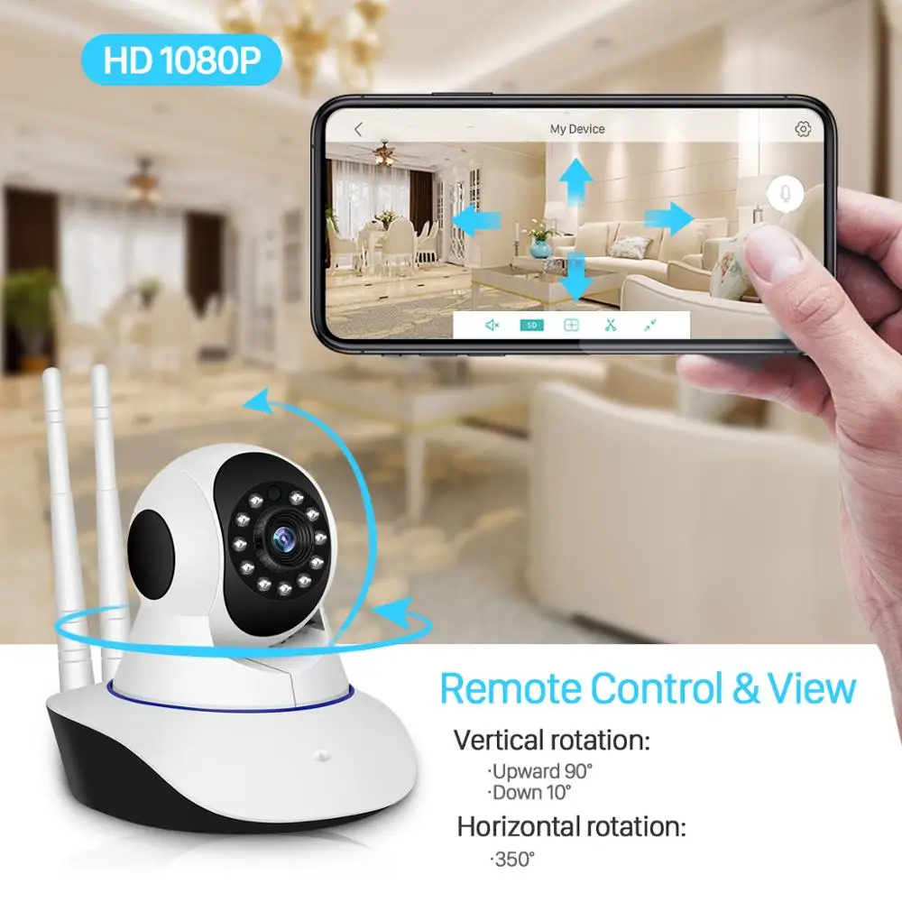 1080P 2MP IP камера беспроводная домашняя камера безопасности камера наблюдения Wifi 15 м ночное видение CCTV камера 2MP Детский Монитор besder