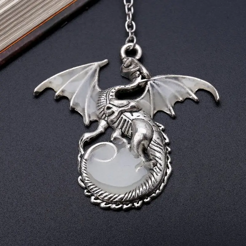 

Glow In The Dark Luminous Book Marker Creative Feather Dragon Bookmark Label School Office Stationery