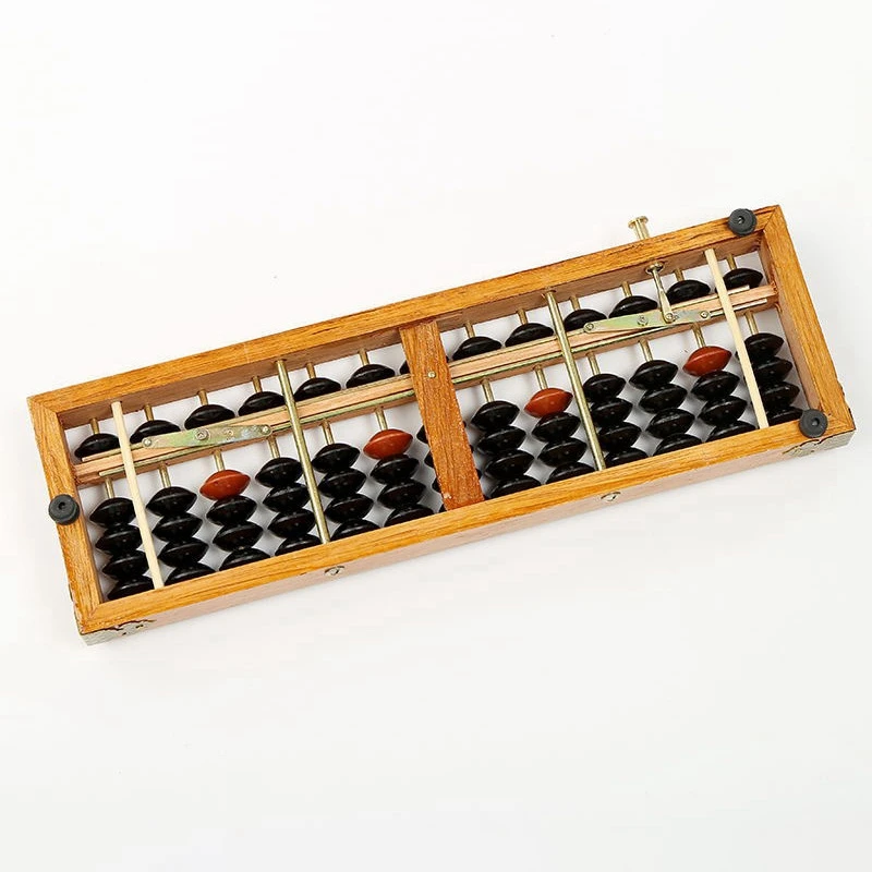 

Plastic Abacus 13 Digits Column Abacus Arithmetic Calculating Counting Math Learning Tool School Office Use