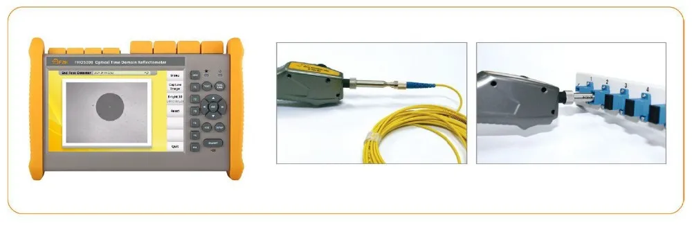 OTDR измеритель мощности тестер оптического волокна 1310/1550/1625nm VFL и F2H FHO5000-T40F сенсорный экран