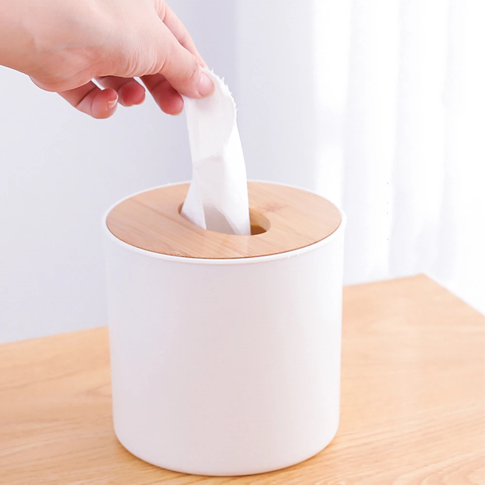 Домашний кухонный деревянный пластиковый тканевый ящик из твердой древесины