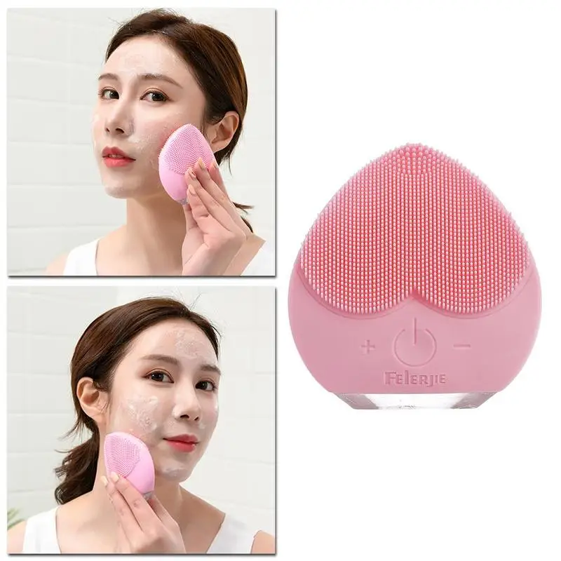 

Cleansing Instrument Pore Gadget Silicone Electric Rechargeable Washing Waterpr