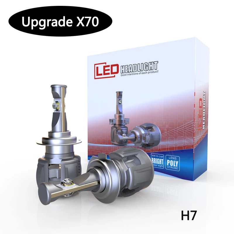 Мощный 120 Вт 12000lm 6000 К авто светодиодный фар D1S D2S D3S D4S h4 h7 9012 9005 заменить автомобиль