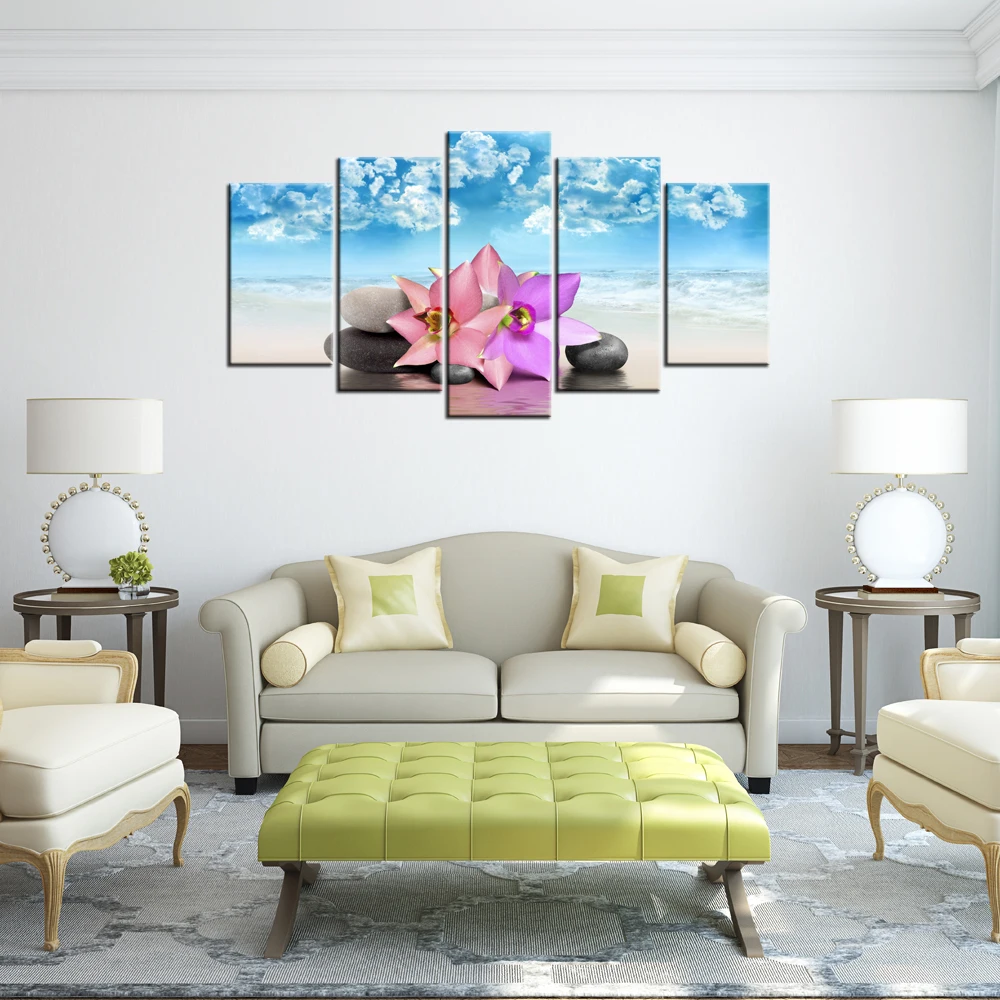 Холщовая рамка для домашнего декора плакат настенное искусство Современная 5