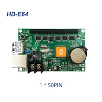 e64 hd lan port control card control system indoor and outdoor single color card double color led display module p10 advertising