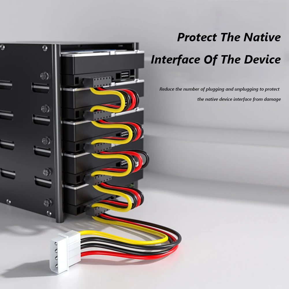 Разветвитель для жесткого диска SATA 3 5/2 5 дюйма 1-5 кабель питания шнур 4-контактный