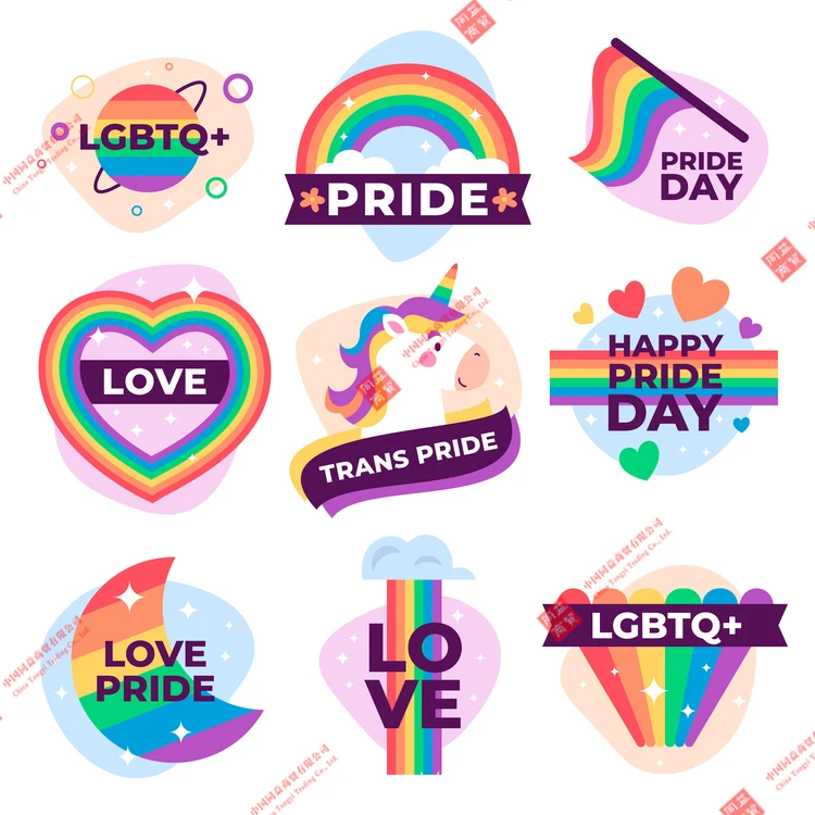 

Cartoon Cute Gay Banner Stickers Waterproof PVC Vinyl Decals for Car Motorcycle Laptop Trolley Case Stickers