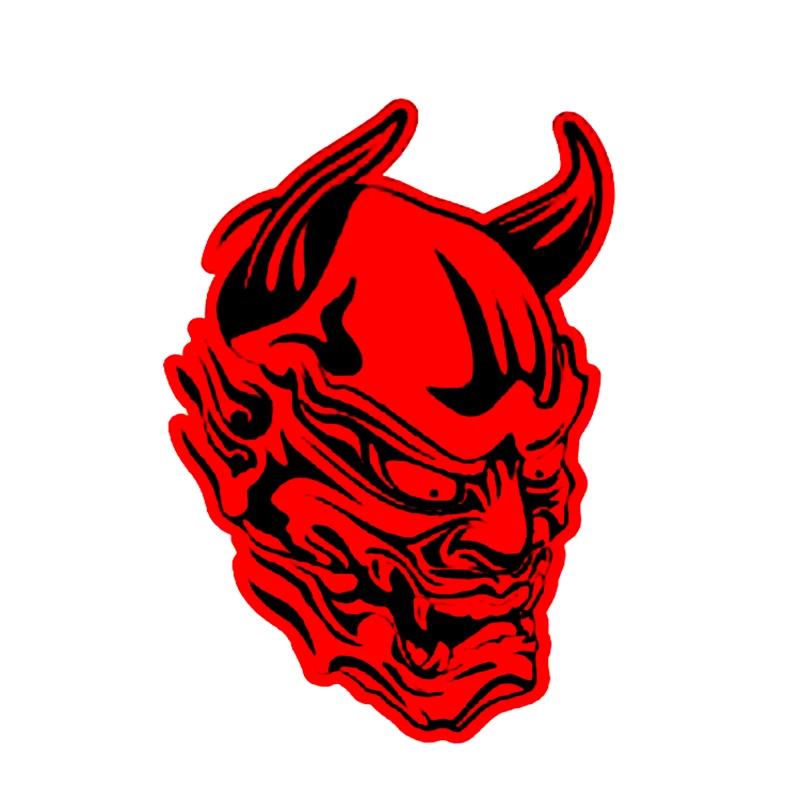 

LLY-2175 Personality Red Devil Modeling Popular Car Stickers PVC Fashion Auto Window Bumper Sunscreen Waterproof Quality Decals