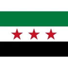 Флаг с тремя звездами, 90*150 см, Сирийская Арабская Республика, флаг для домашнего декора