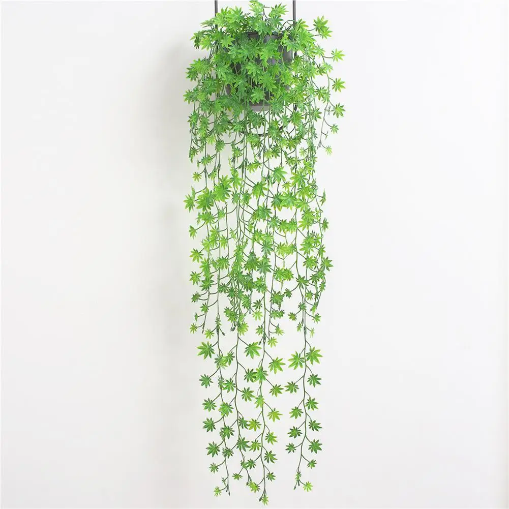 

1Pc Artificial Plant Vine 109cm Plastic Fake Plant Green Leaf Wall Hanging Artificial Plants Vine Party Garden Home Decor
