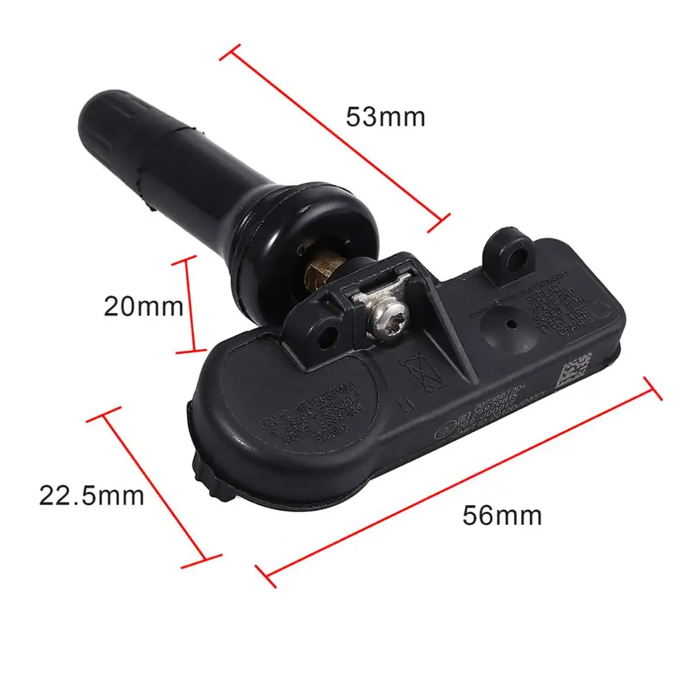 Датчик контроля давления в шинах Justech 1 шт. 315 МГц подходит для автомобилей Chevrolet
